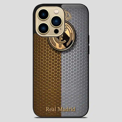 Real Madrid Logo Luxury iPhone 14 Pro Max Case