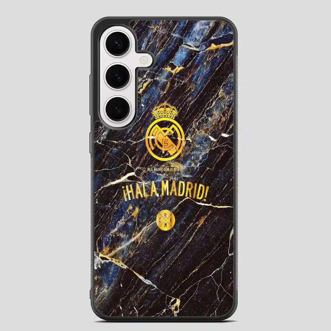 Real Madrid Logo Luxury Marble Samsung Galaxy S24 FE Case