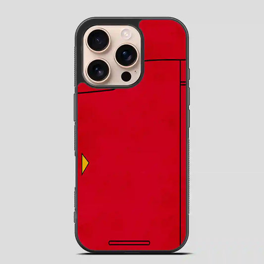 Red Pokedex Pokemon iPhone 16 Pro Case