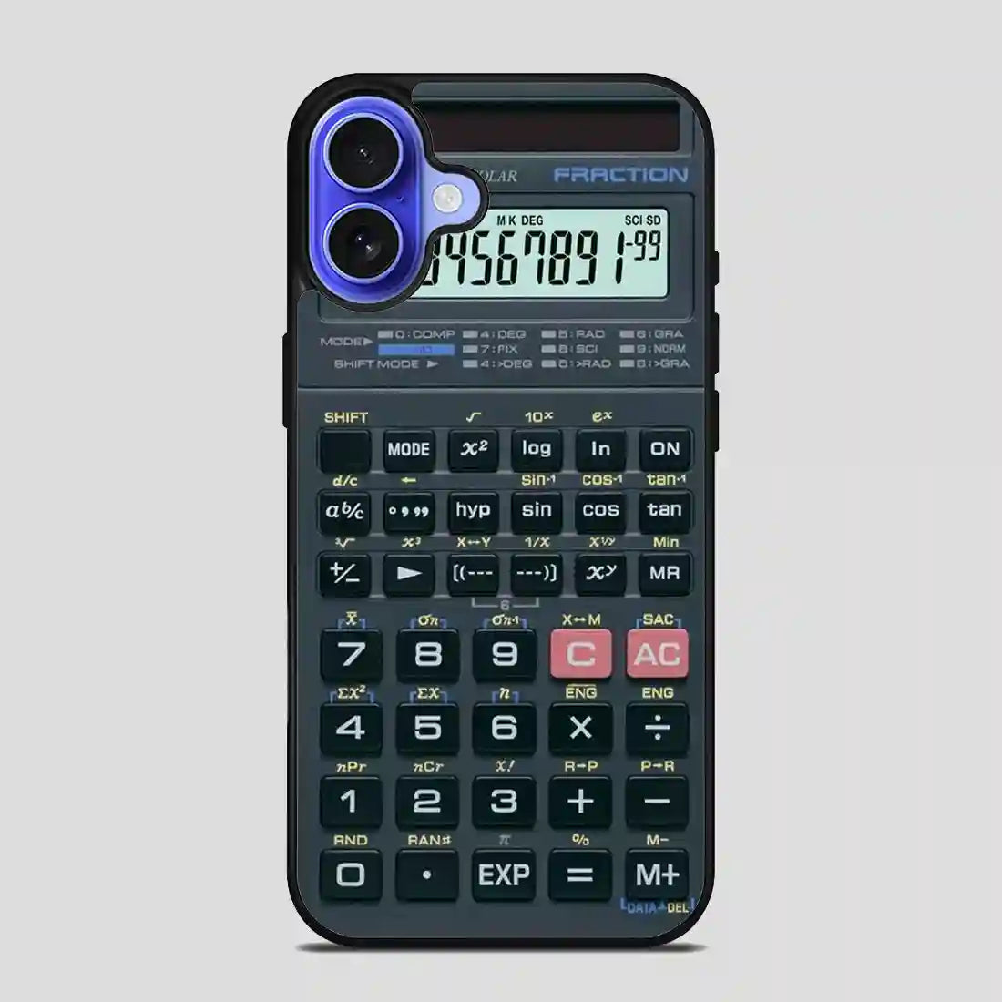 Retro Calculator iPhone 16 Case