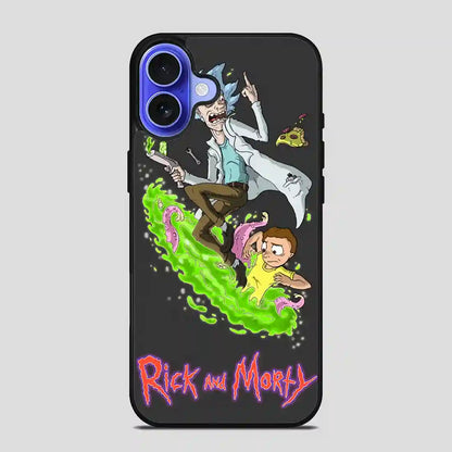 Rick And Morty Logo iPhone 16 Case