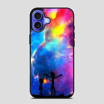 Rick And Morty Nebula iPhone 16 Case