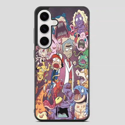 Rick And Morty Pokemon Samsung Galaxy S24 FE Case