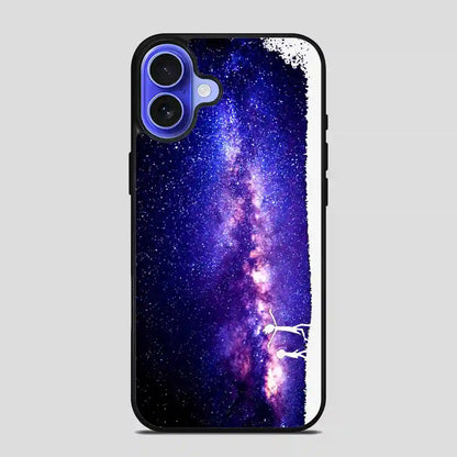 Rick And Morty Star Viewing Galaxy Cool iPhone 16 Case