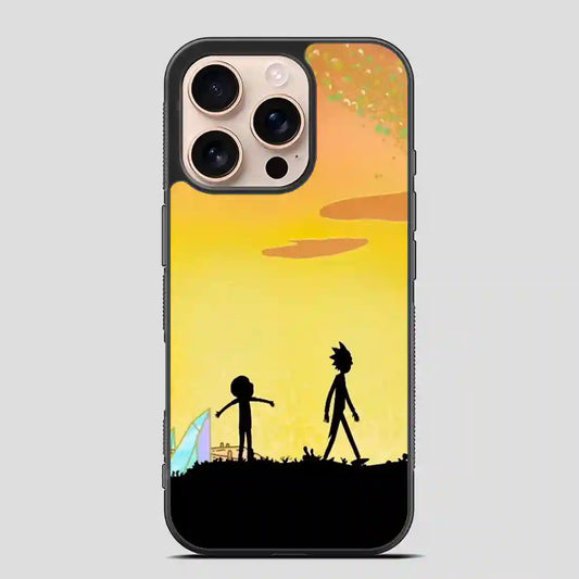 Rick And Morty Star Viewing Galaxy iPhone 16 Pro Case