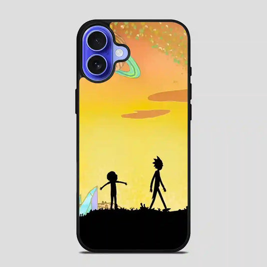 Rick And Morty Star Viewing Galaxy iPhone 16 Case