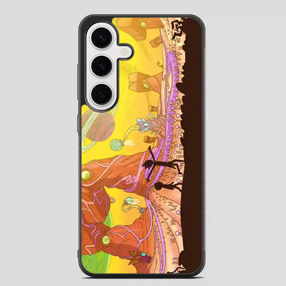 Rick And Morty Star Viewing Galaxy Retro Samsung Galaxy S24 FE Case