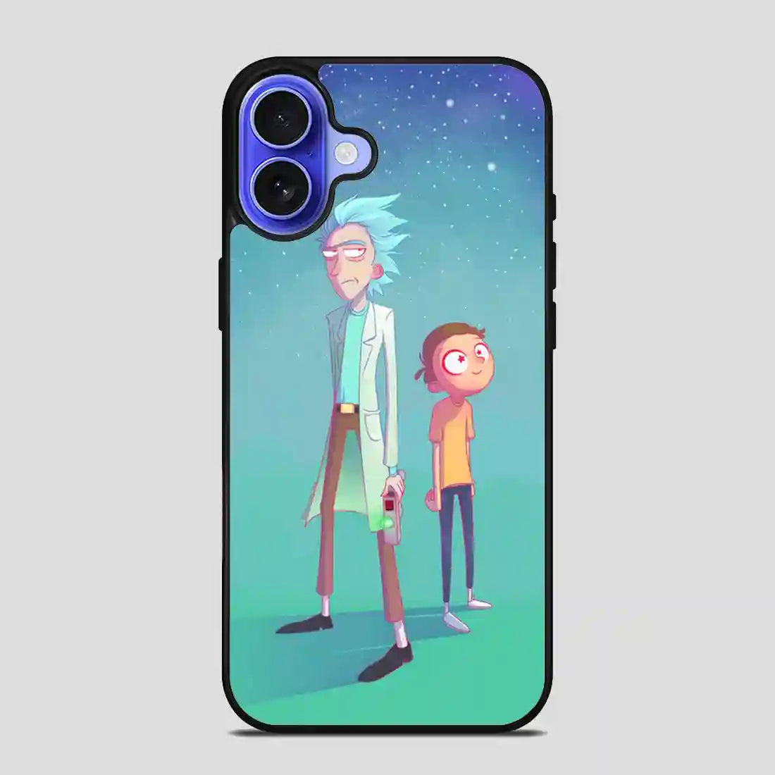 Rick And Morty Star Viewing Galaxy Simple iPhone 16 Case