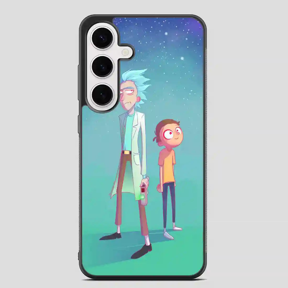 Rick And Morty Star Viewing Galaxy Simple Samsung Galaxy S24 FE Case