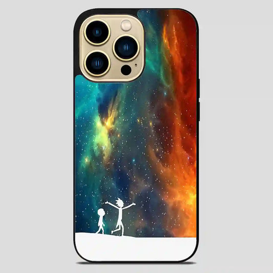 Rick And Morty Star Viewing Nebula iPhone 14 Pro Max Case