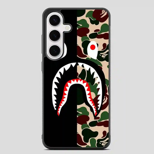 Right Half Shark Samsung Galaxy S24 FE Case