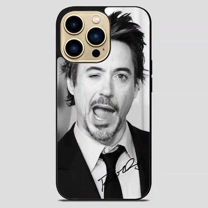 Robert Downey Jr Signature iPhone 14 Pro Max Case