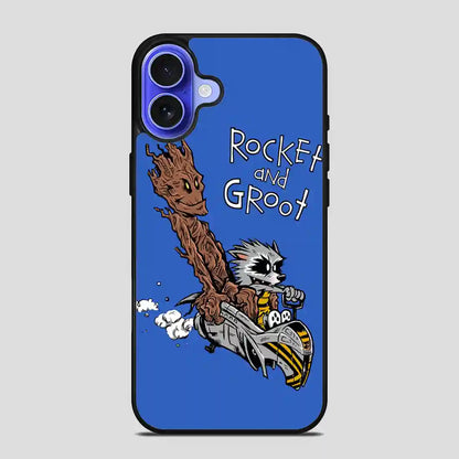 Rocket Groot Quote iPhone 16 Case