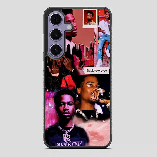 Roddy Ricch Rapper Collage Samsung Galaxy S24 Case