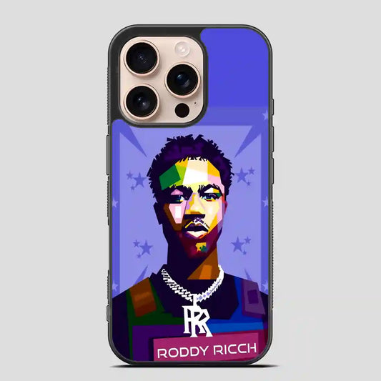 Roddy Ricch Singer Rapper Art iPhone 16 Pro Case