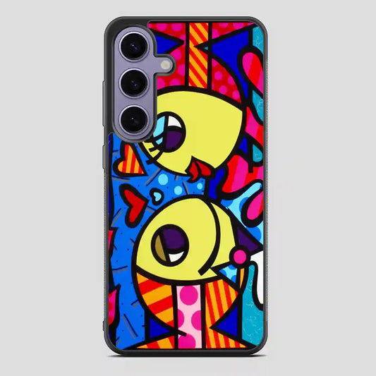 Romero Britto Fish Lovers Samsung Galaxy S24 Case