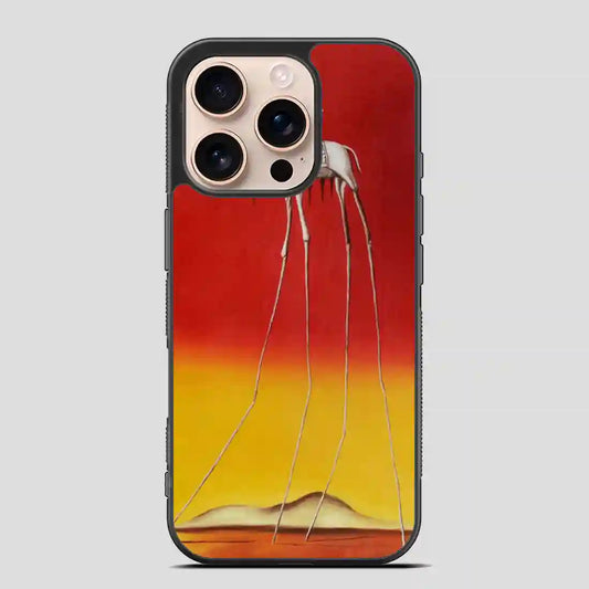 Salvador Dali The Elephants iPhone 16 Pro Case