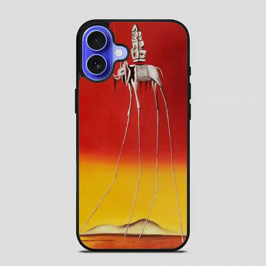 Salvador Dali The Elephants iPhone 16 Case