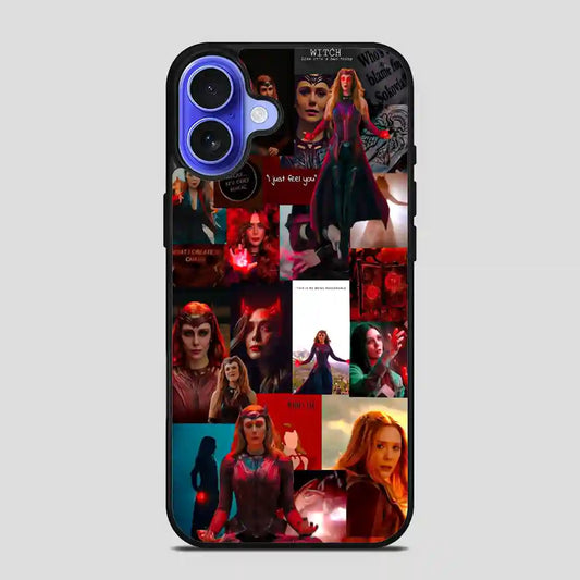 Scarlet Witch Collage iPhone 16 Case