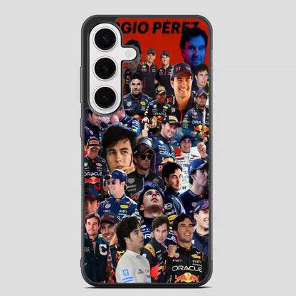 Sergio Perez Collage Fvintage Samsung Galaxy S24 FE Case