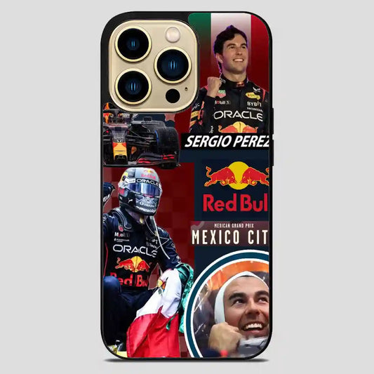 Sergio Perez Red Bull iPhone 14 Pro Max Case