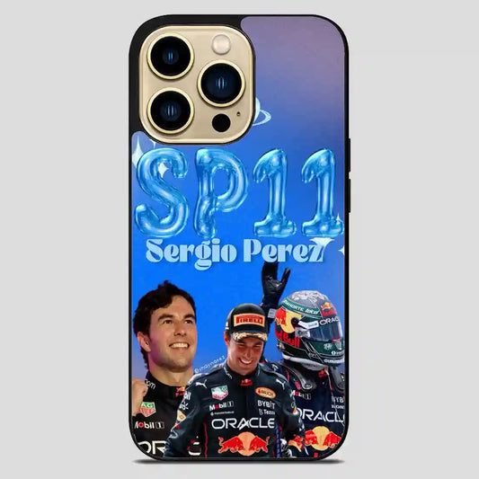 Sergio Perez Sprainbow iPhone 14 Pro Max Case