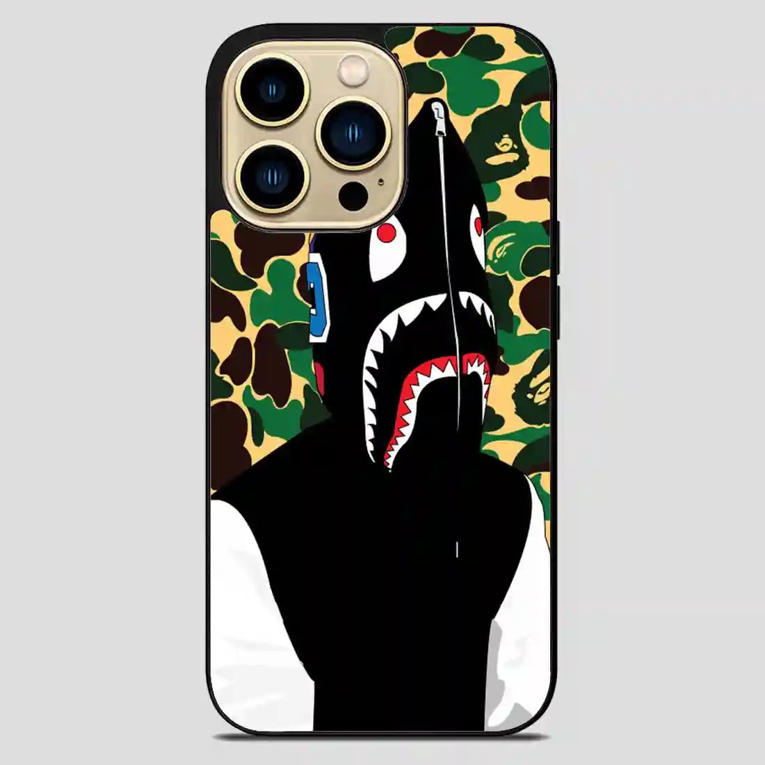 Shark Bape Goyard iPhone 14 Pro Max Case