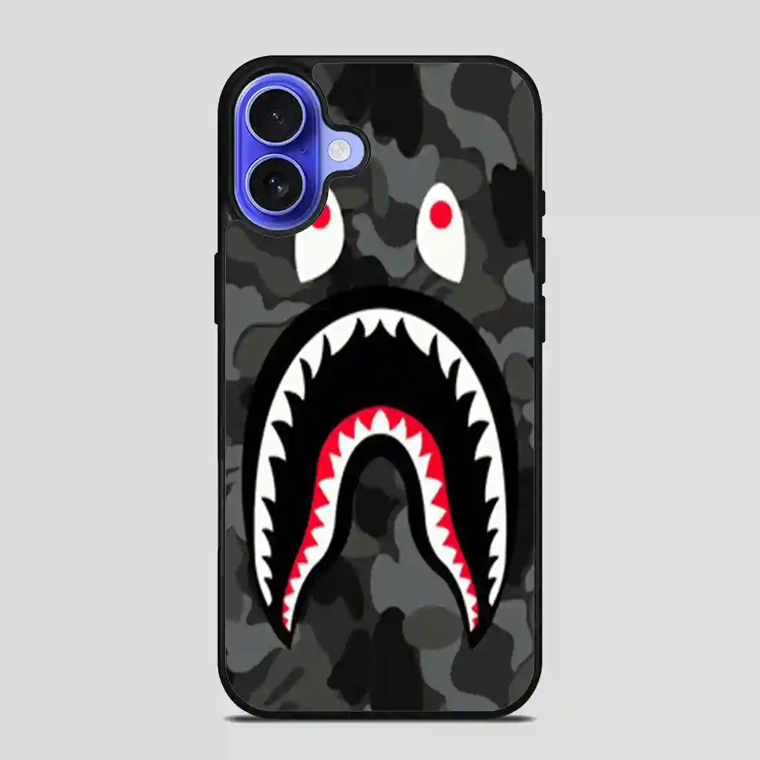 Shark Black Army iPhone 16 Case