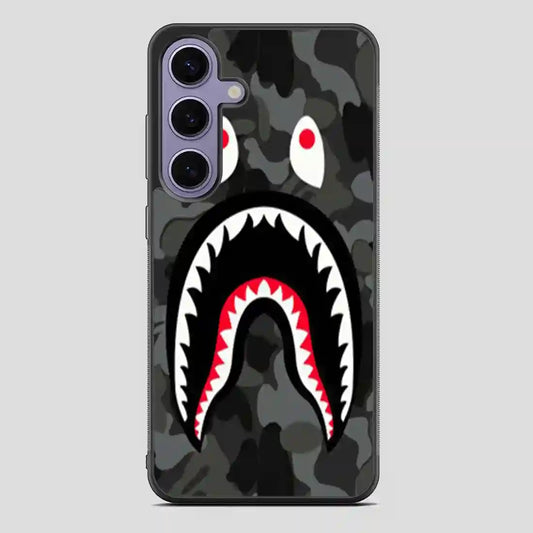 Shark Black Army Samsung Galaxy S24 Case