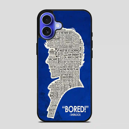 Sherlock Holmes Bbc iPhone 16 Case