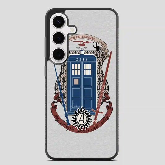 Sherlock Holmes Tardis Doctor Who Samsung Galaxy S24 FE Case