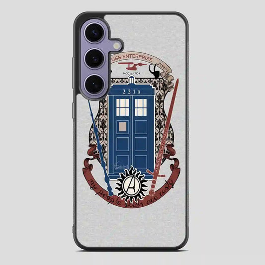 Sherlock Holmes Tardis Doctor Who Samsung Galaxy S24 Case