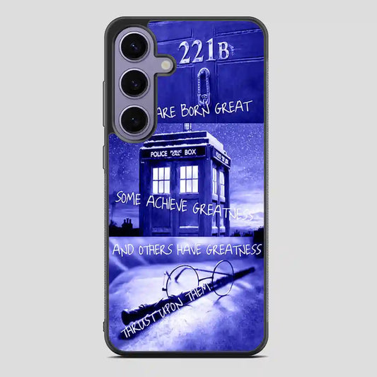 Sherlock Holmes Tardis Police Box Harry Potter Samsung Galaxy S24 Case