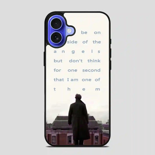 Sherlock Quote Benedict Cumberbatch iPhone 16 Case