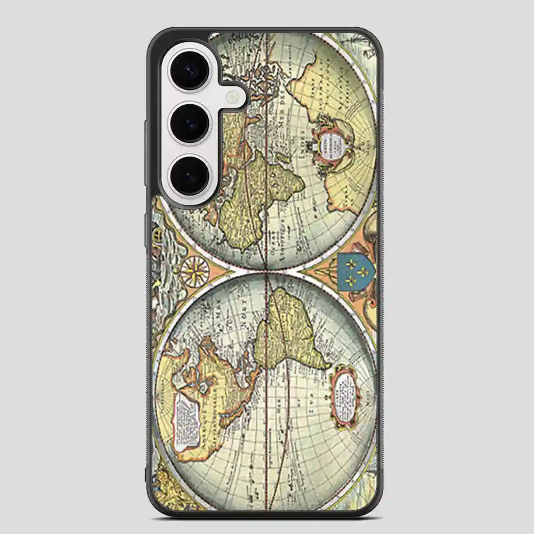 Silver Map Samsung Galaxy S24 FE Case