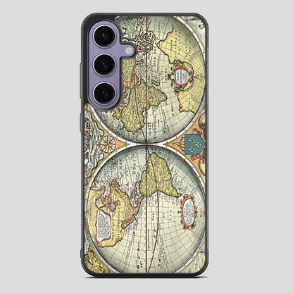 Silver Map Samsung Galaxy S24 Case