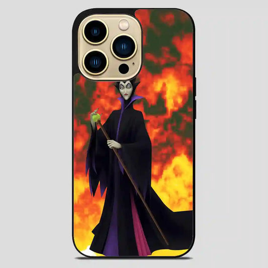 Sleeping Beauty Maleficent Red iPhone 14 Pro Max Case