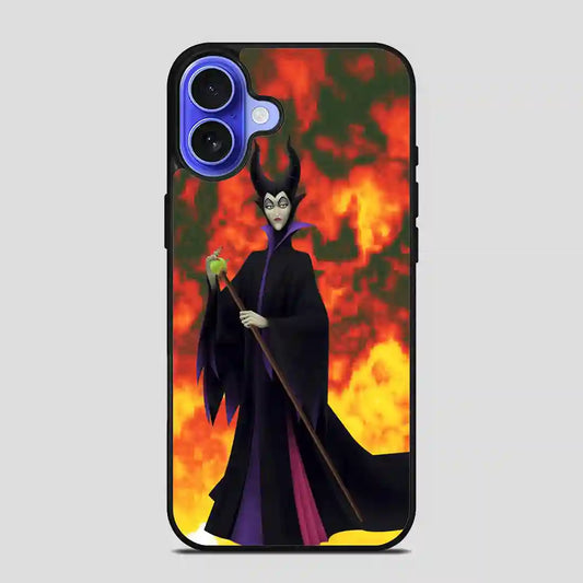 Sleeping Beauty Maleficent Red iPhone 16 Case