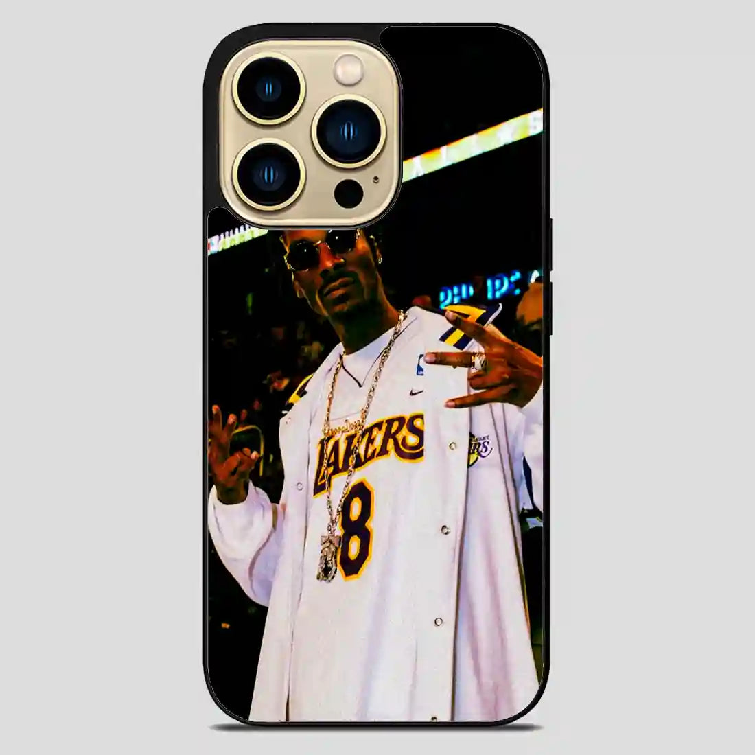 Snoop Dogg Rap Lakers iPhone 14 Pro Max Case