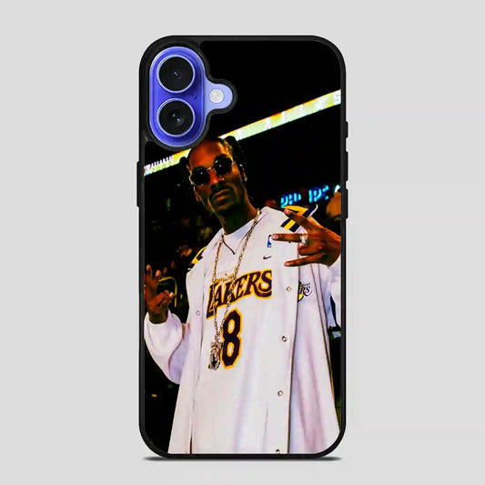 Snoop Dogg Rap Lakers iPhone 16 Case