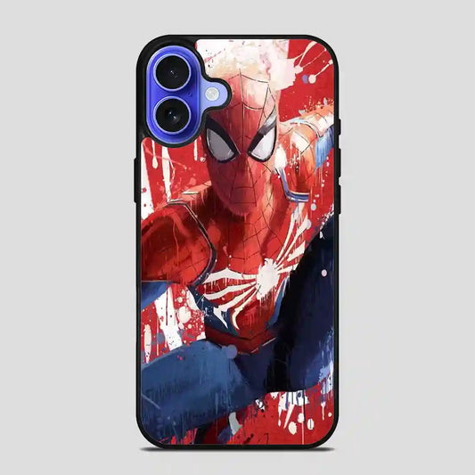 Spider Man Art iPhone 16 Case