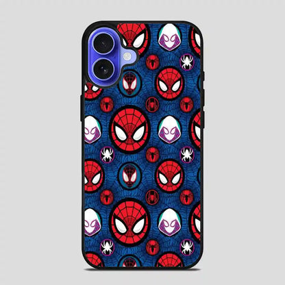 Spider Verse Pattern iPhone 16 Case