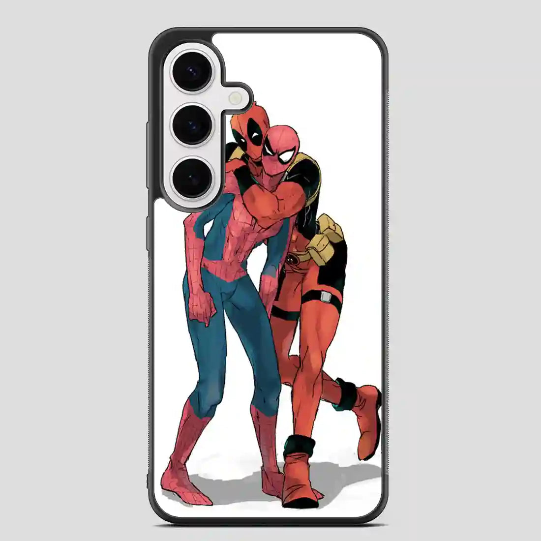 Spiderman And Deadpoll Friends Samsung Galaxy S24 FE Case