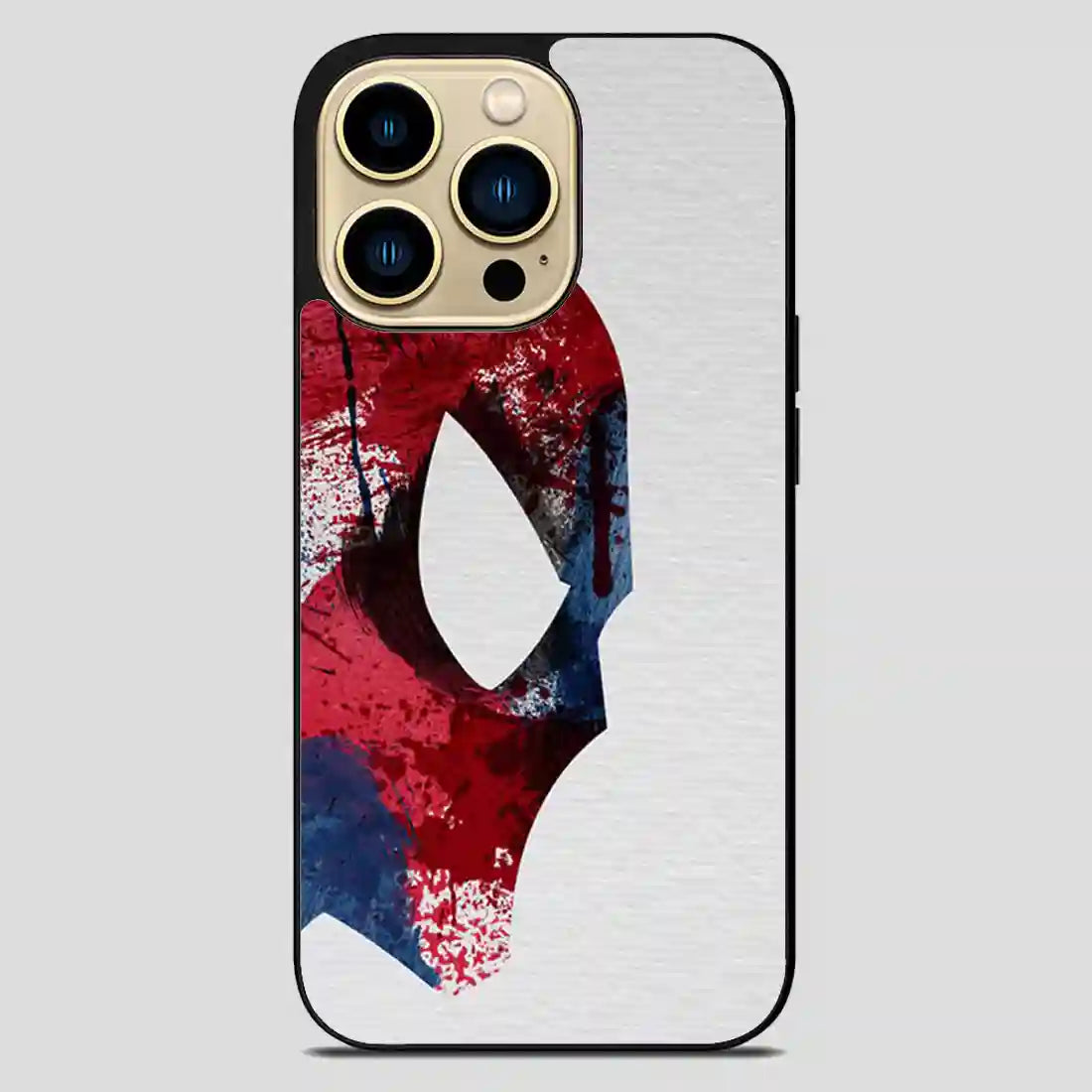 Spiderman Face Painting Watercolor iPhone 14 Pro Max Case