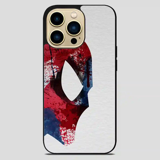 Spiderman Face Painting Watercolor iPhone 14 Pro Max Case