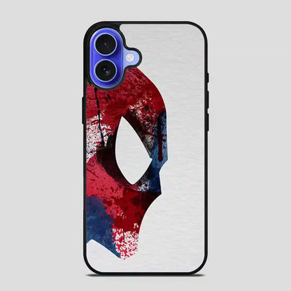 Spiderman Face Painting Watercolor iPhone 16 Case