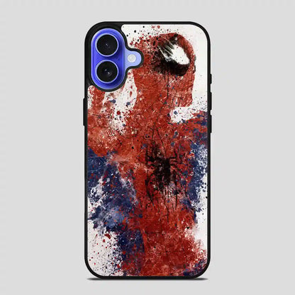 Spiderman Painting Watercolor iPhone 16 Case