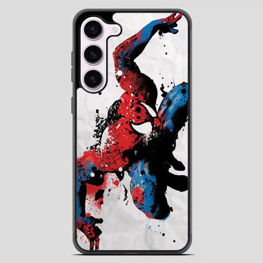 Spiderman Painting Watercolor Retro Samsung Galaxy S23 Case