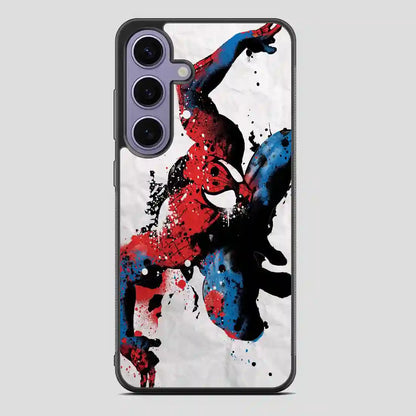 Spiderman Painting Watercolor Retro Samsung Galaxy S24 Case