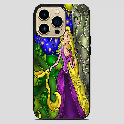 Stained Glass Disney Tangled Rapunsel iPhone 14 Pro Max Case